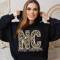 Faux Embroidered Cheetah Kentucky -North Carolina