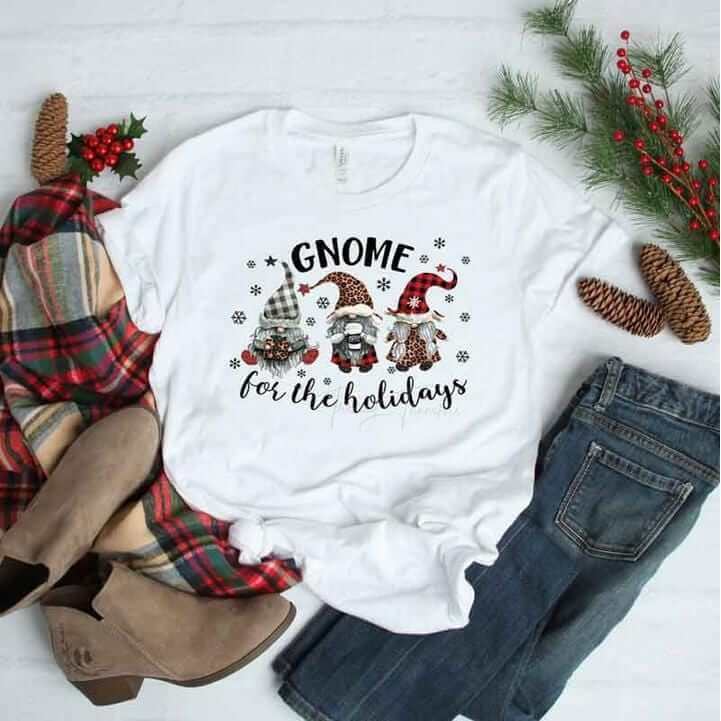 Gnome For The Holidays Christmas - T-shirt