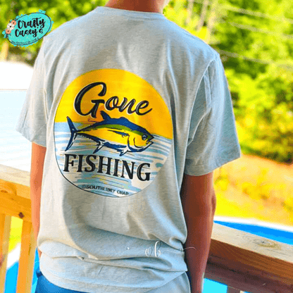 Gone Fishing Men's Unisex Tee