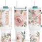 Grandma Pink Roses 40 oz Tumbler