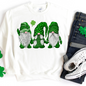 Green Clover Gnomes St. Pats. Sweatshirts
