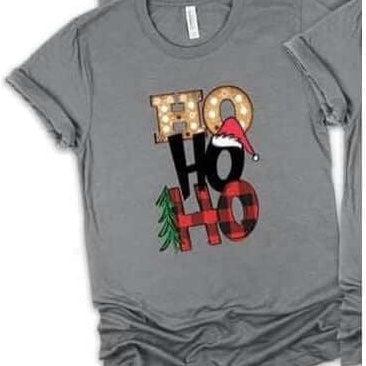 HO HO SANTA HAT Christmas Unisex T-shirt