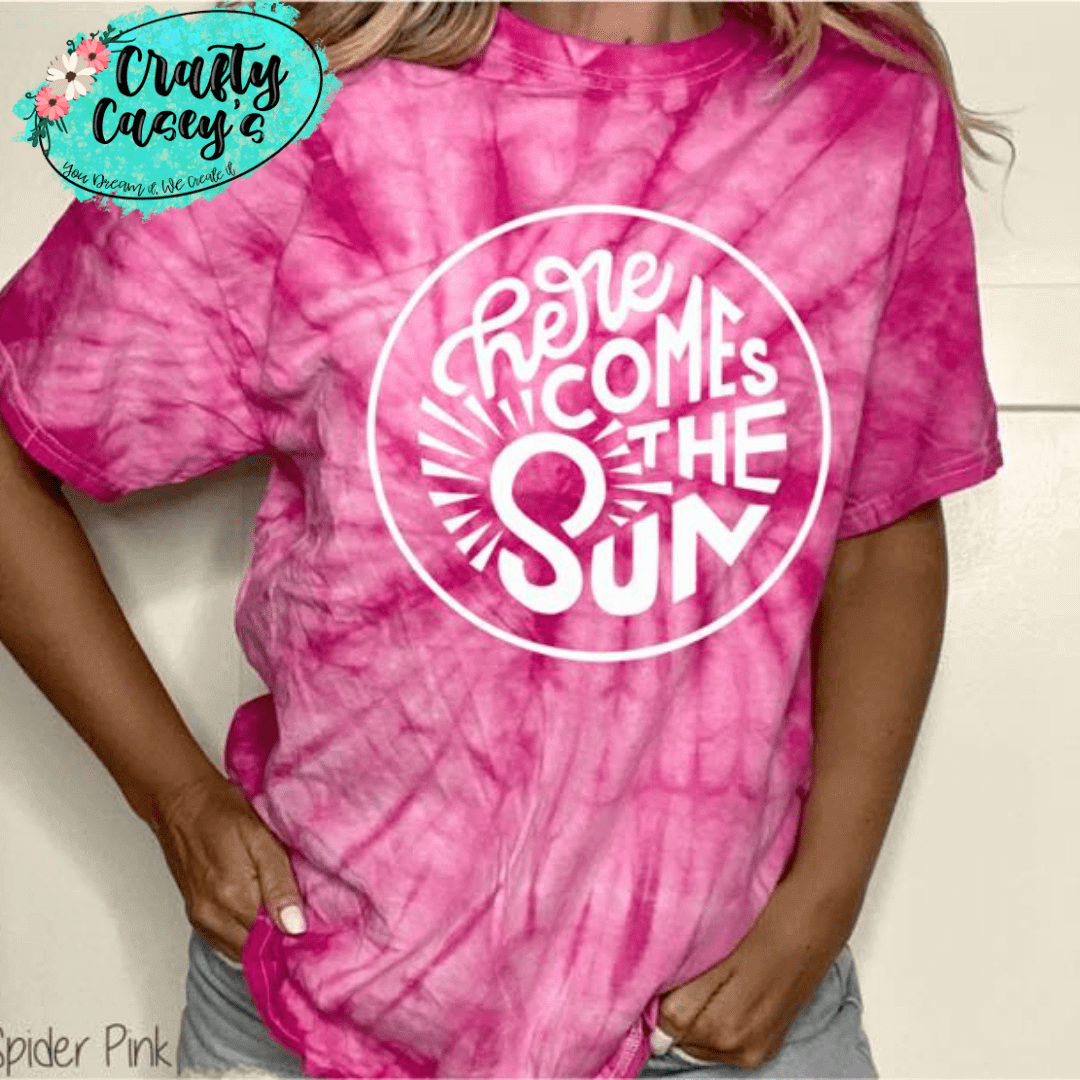 Here Comes The Sun Retro- Vintage -Summer Tee