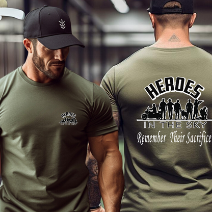 Heroes In The Sky Remember Their Sacrifice T-shirt