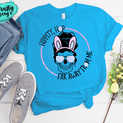 Hippity Hop Long Way From Home -Dark Mom Bunn -Sublimation Transfers