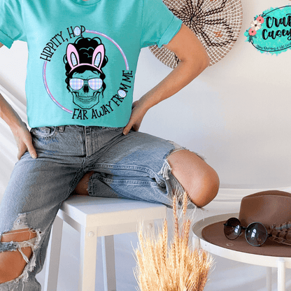 Hippity Hop Long Way From Home -Dark Mom Bunn -Sublimation Transfers