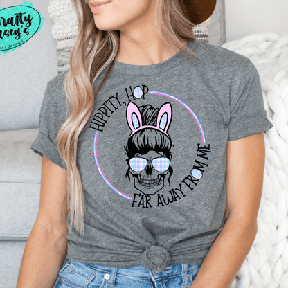 Hippity Hop Long Way From Home - Light Mom Bunn -Sublimation Transfers