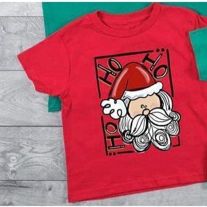 Ho Ho Santa- Family Christmas Pajamas Adult & Youth -ToddlerT-shirts