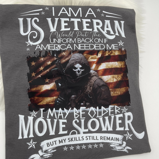 I Am A U.S. Veteran, I Will Put My Uniform Back On If My Country Needs Me Tee