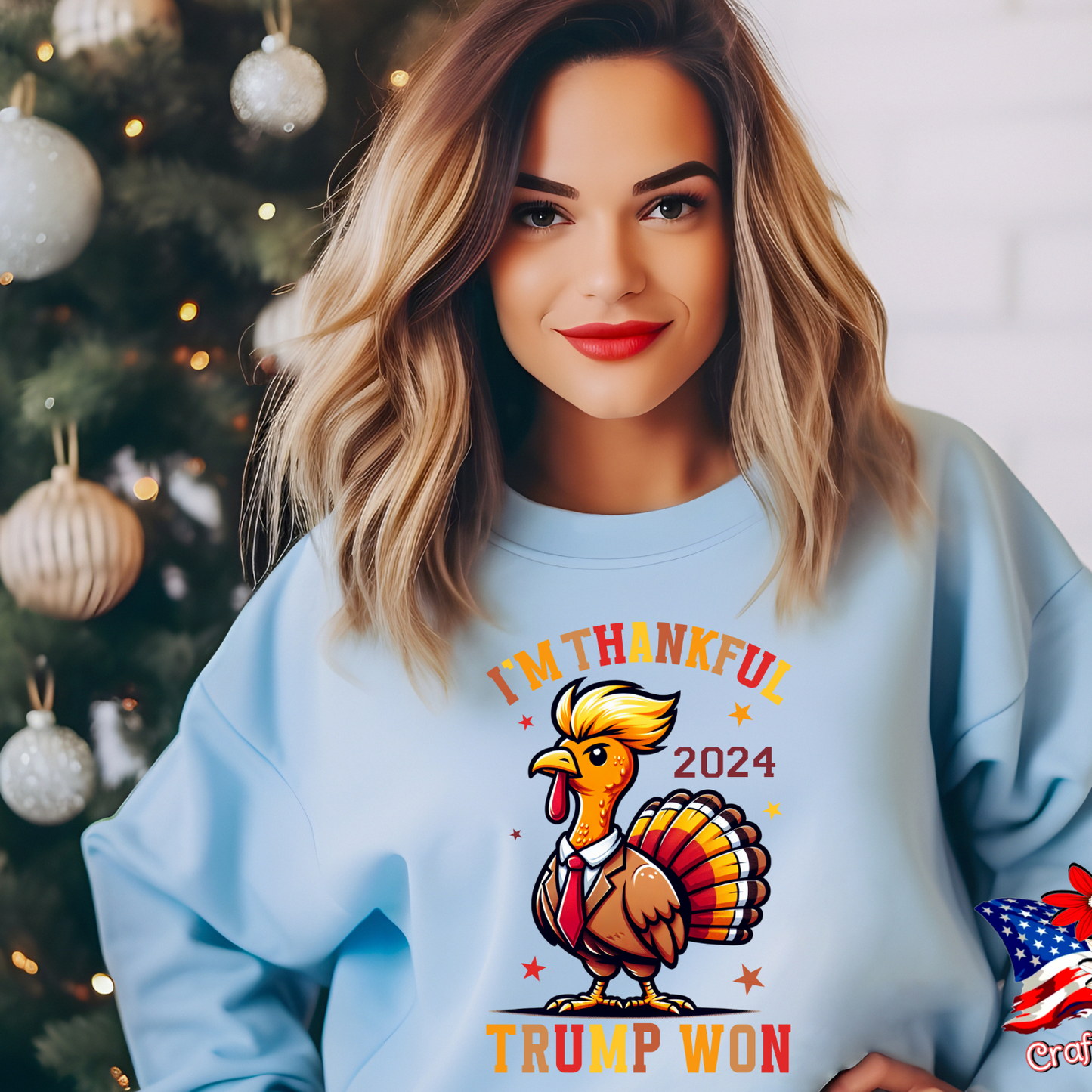 I Am Thankful Trump Won 2024 Tee & Sweatshirt