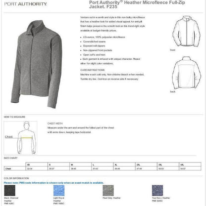 Illinois Junior Academy Of Science Fleece Embroidered Full Zip