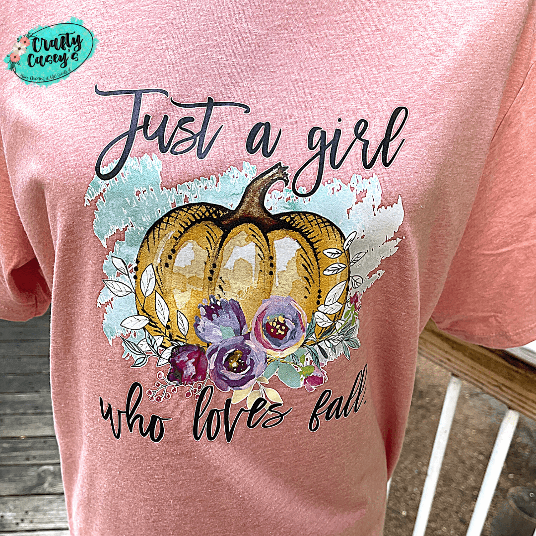 Just A Girl Who Loves Fall T-shirts