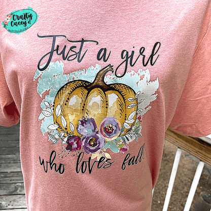 Just A Girl Who Loves Fall T-shirts