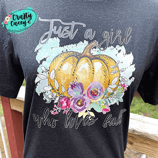 Just A Girl Who Loves Fall T-shirts