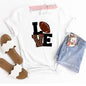 Love Football -Sports Unisex T-shirt.