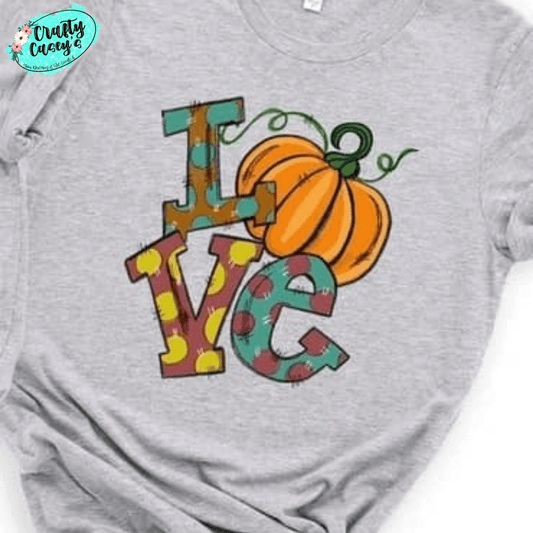 Love Pumpkin Fall T-shirts