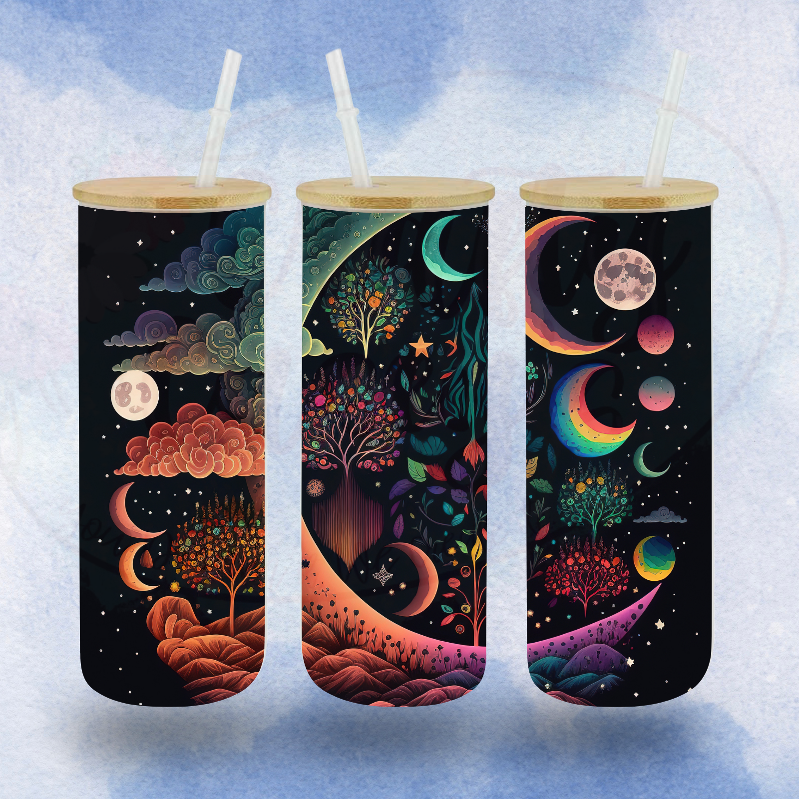 Love You To The Moon & Back Glass Tumbler