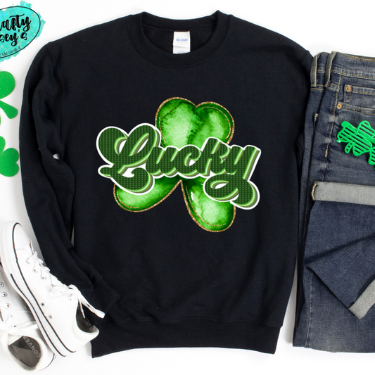 Lucky Shamrock St. Pats-Sweatshirt