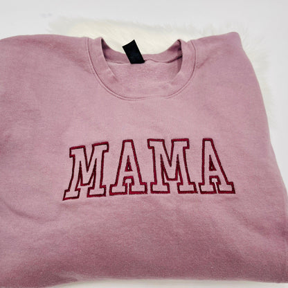 MAMA Athletic Embroidered Crewneck/Sweatshirt