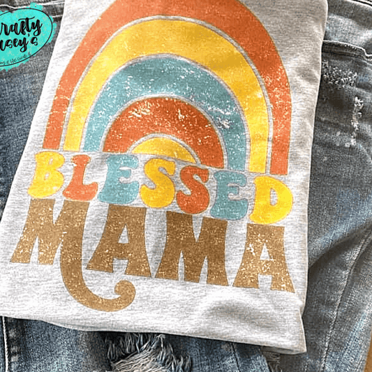 Mama Vintage Rainbow Unisex T-shirt