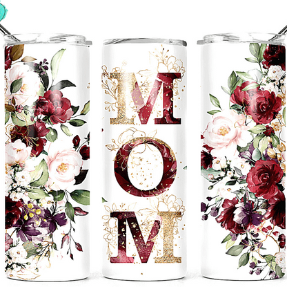 Mom Roses Valentine Drink Tumbler
