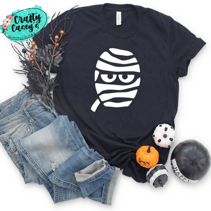 Mummy Halloween Fall Costume Tee- T-shirts Crafty Casey's