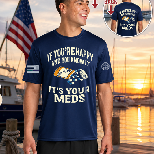 Nautical Salute It’s Your Meds A4 Cooling Performance Short Sleeve Tee