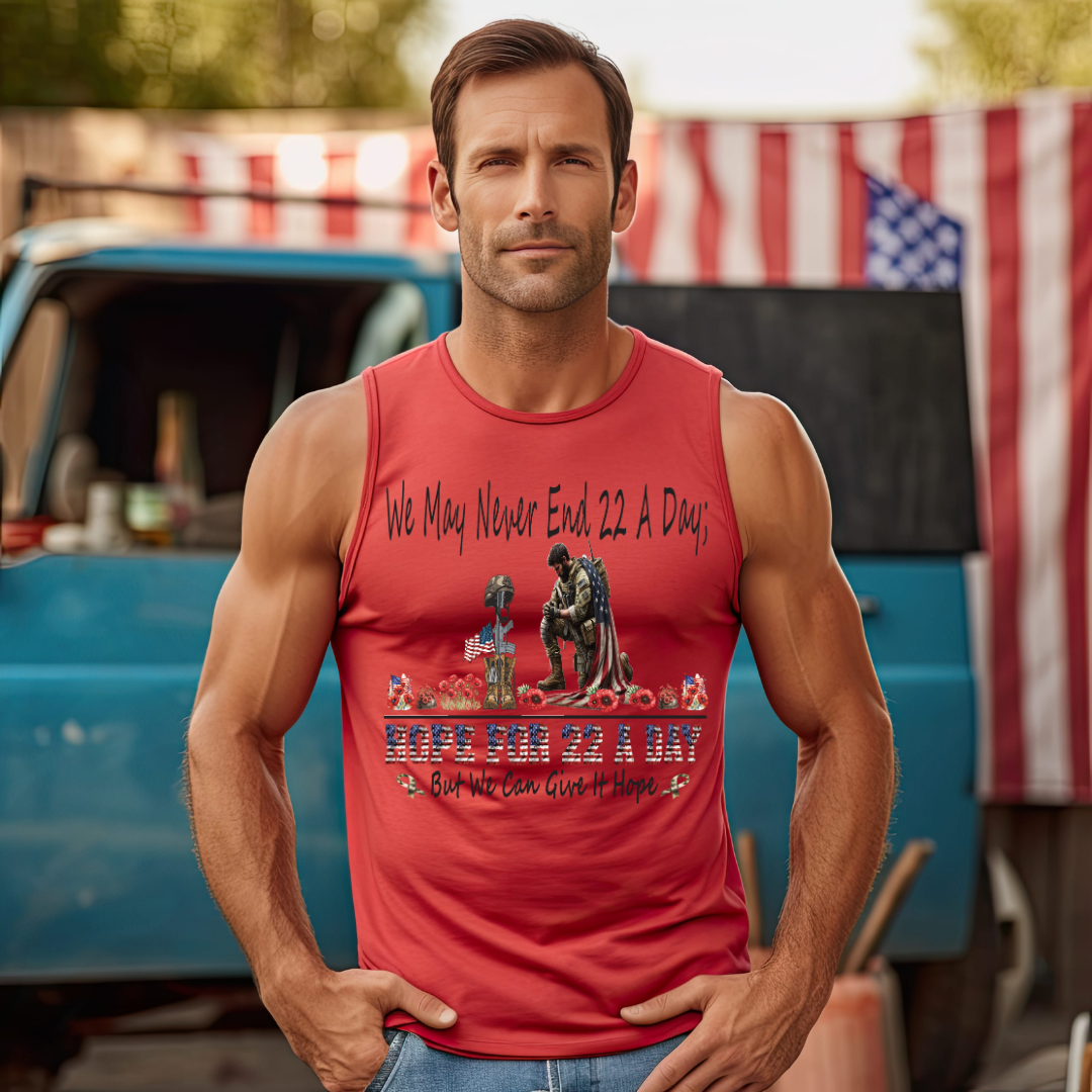 Official- Hope For 22 A Day Tank Tops-Unisex Comfort Colors