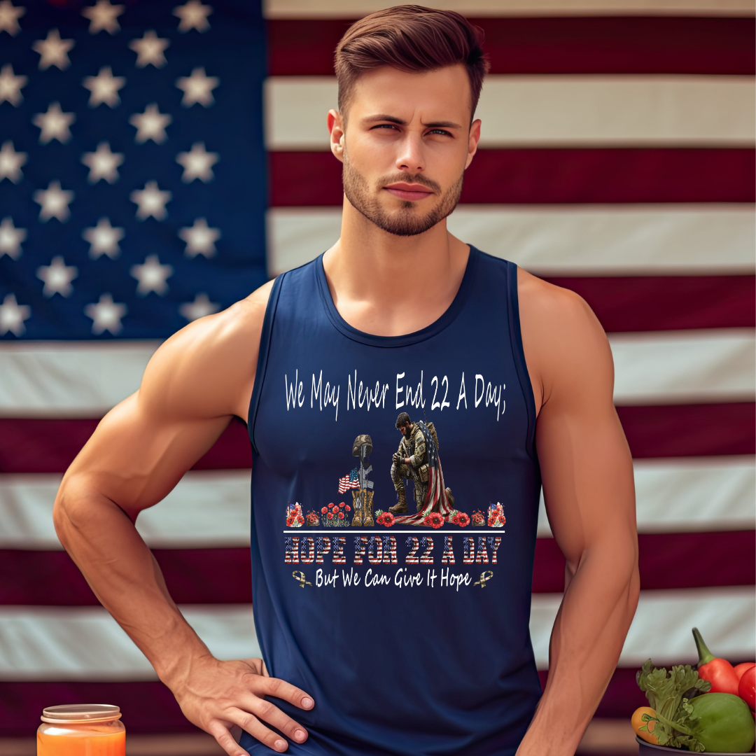 Official- Hope For 22 A Day Tank Tops-Unisex Comfort Colors