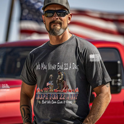 Official- Hope For 22 A Day Tee -Unisex