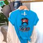 One Loved Mama Messy Bunn Valentines - Women's Unisex- t-shirt