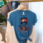 One Loved Nurse Messy Bunn Valentines - Women's Unisex- t-shirt