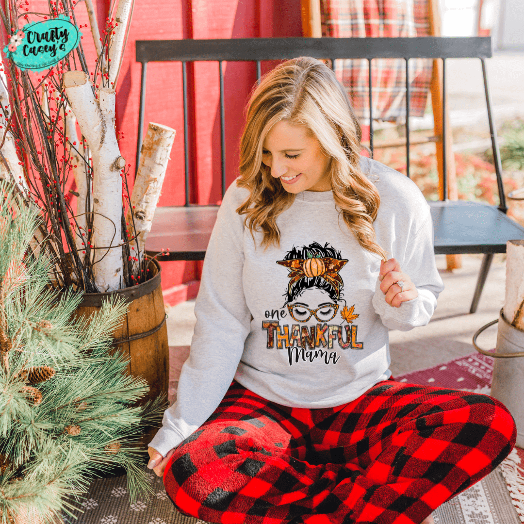 One Thankful Mama Mom Bunn -Long Sleeve