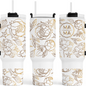 Peone Flower MaMa 40 Oz. Tumber