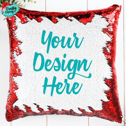 Personalized Sequin Pillows Cover