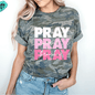 Pray On It Spiritual Graphic Shirt inspirational motivational spiritual graphic shirt by Crafty Casey’s