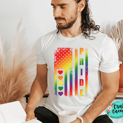 Pride Flag Unisex T-shirt Crafty Casey's