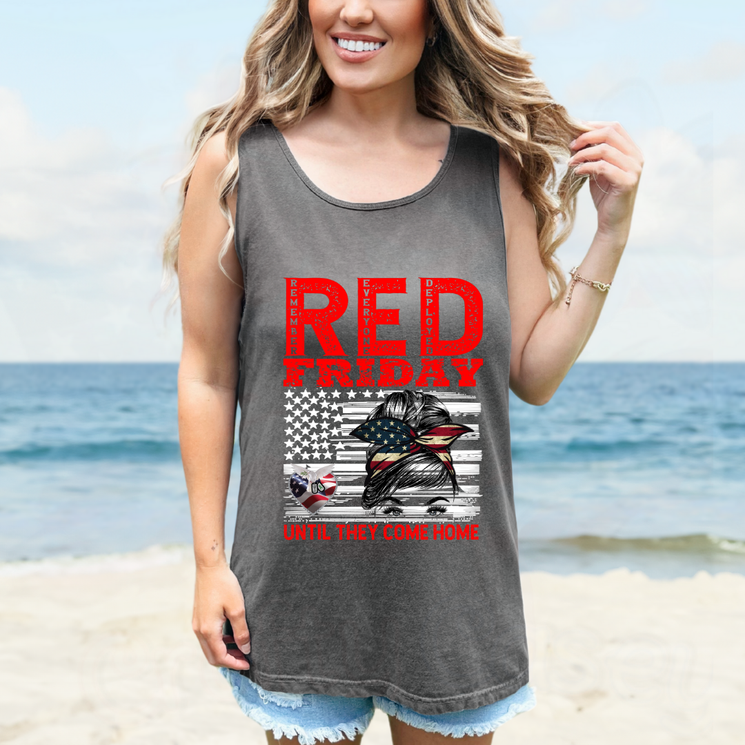 Red Friday Pink Up Girl - Hope For 22 A Day Tank Top