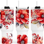 Red Poppy Flowers 40 oz. Tumbler