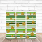 Retro Shamrock St. Pats. Tumbler