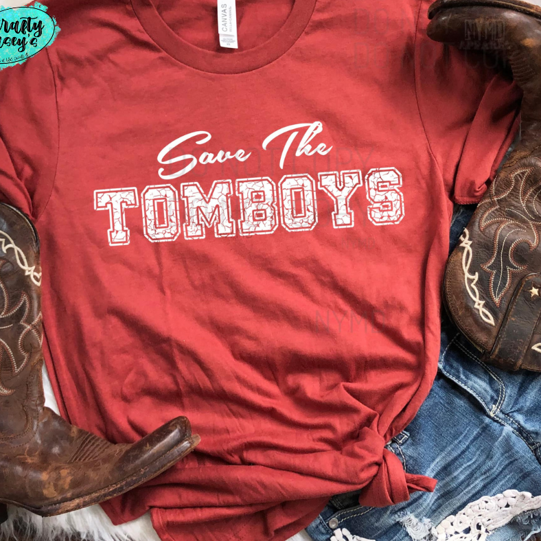 Save The Tom Boys! Funny -Tee