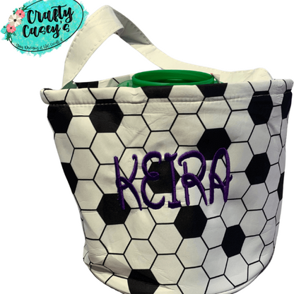 Soccer Halloween Trick Or Treat Totes -Personalized-Embroidered