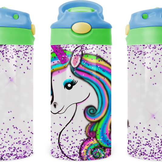 12oz Tumbler PNG - Kids Cartoon png - Flip Top and sippy Cup PNG