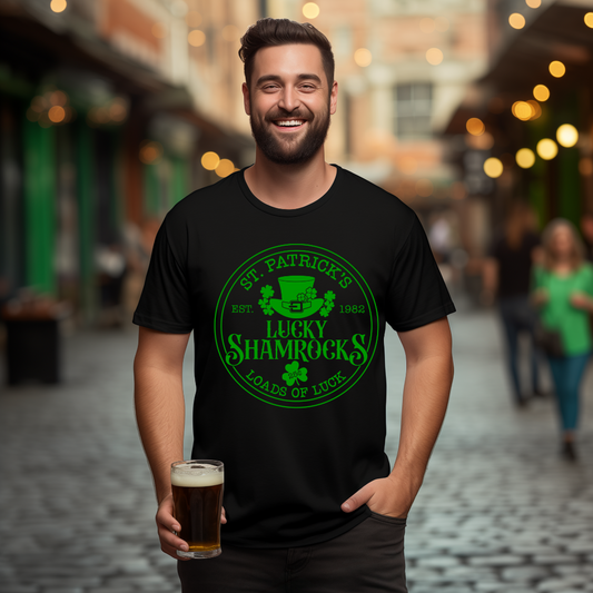 St. Patrick's Day Loads Of Luck Shamrock Tee