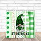 St. Patrick's Love Green Gnome Tumbler