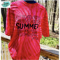 Summer Summer Summertime Tie Dye Shirt summer graphic shirt by Crafty Casey’s