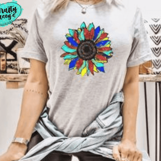 Sunflower April Autism Awareness -Unisex T-shirts