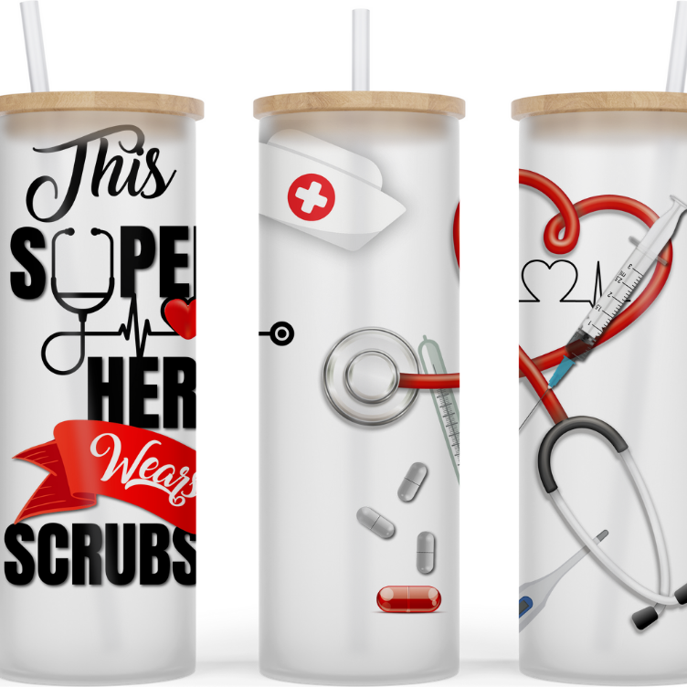 this-super-hero-wheres-scrubs-frosted-glass-tumbler