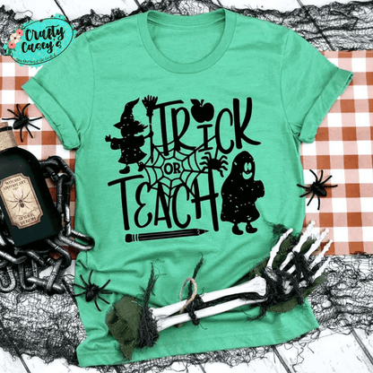 Trick Or Treat Halloween Unisex-Bella Canvas T-shirts Crafty Casey's