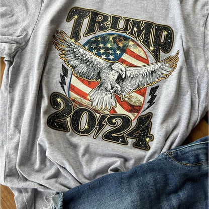 Trump 2024 Eagle Patriotic -Tee